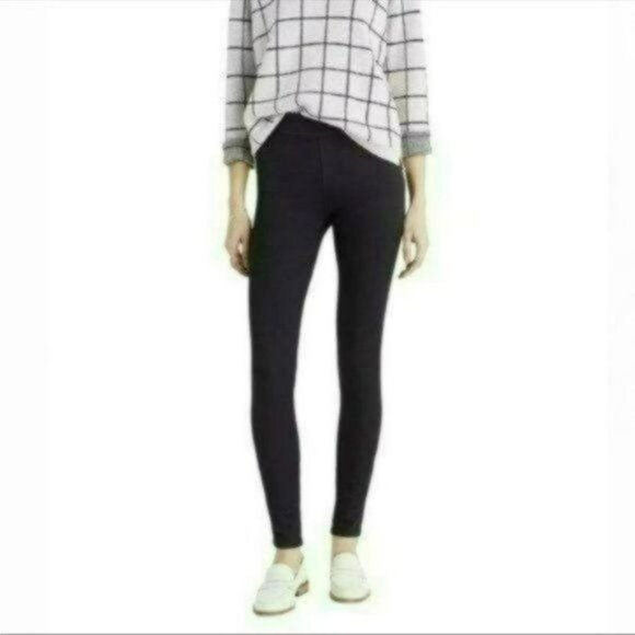 Madewell The Anywhere Jean Women's Size 28 Black High Rise Pull On Skinny Jeans - Picture 1 of 11